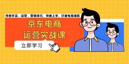 京东电商运营实战课，传授开店、运营、营销技巧，快速上手，打造电商爆款-颜夕资源网-第12张图片