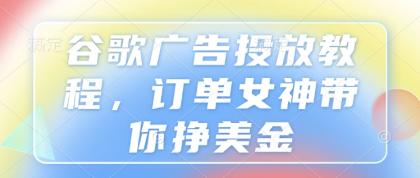 谷歌广告投放教程，订单女神带你挣美金-颜夕资源网-第12张图片